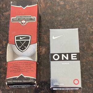 Nike Golf Ball Set - Red and Gray
